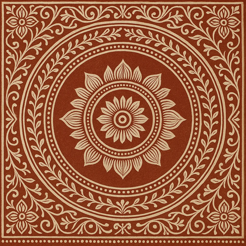 Kaavi-style mural for Lens